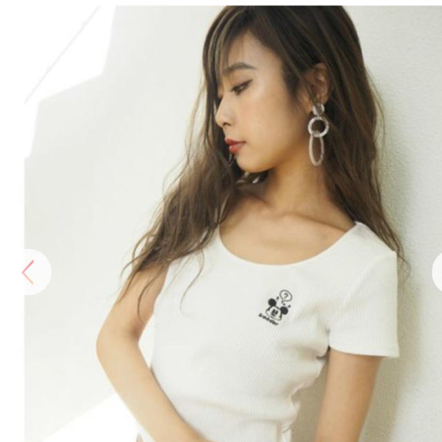 GYDA ミッキー ショート丈 Tシャツ