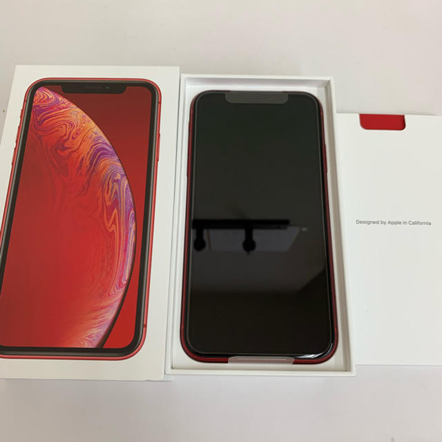 iPhone - iPhone XR レッド 64GB SIMフリー 新品 未使用の通販 by