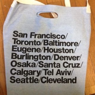 アメリカンアパレル(American Apparel)の▼アメアパトートバッグブルー▼(トートバッグ)