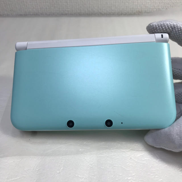 ニンテンドー3DS(ニンテンドー3DS)の★良品‼︎ 完動品‼︎ ポケモンサンソフト付‼︎ 3DS LL ミント×ホワイト エンタメ/ホビーのゲームソフト/ゲーム機本体(携帯用ゲーム機本体)の商品写真