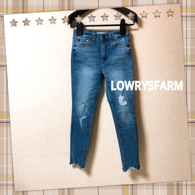 LOWRYS FARM(ローリーズファーム)のLOWRYSFARM ★ ダメージ スキニーデニム レディースのパンツ(デニム/ジーンズ)の商品写真