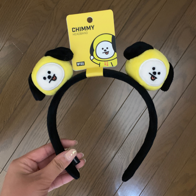 防弾少年団(BTS)(ボウダンショウネンダン)のBT21 カチューシャ CHIMMY エンタメ/ホビーのタレントグッズ(アイドルグッズ)の商品写真