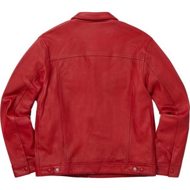 Supreme Leather Trucker Jacket レザージャケット 人気の贈り物が www