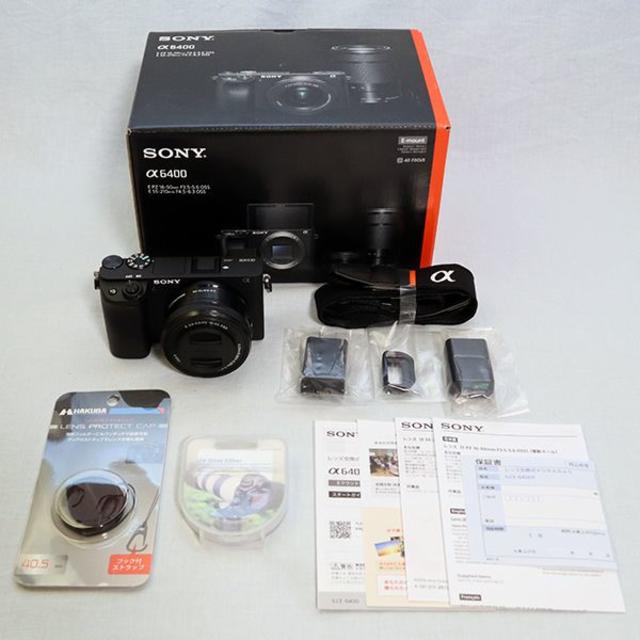 SONY α6400 レンズキット（付属品あり）-