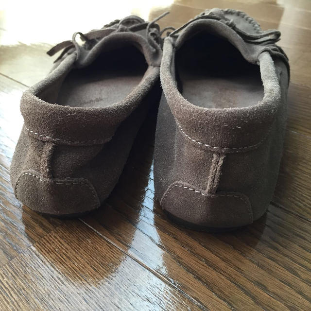 スエード素材モカシンシューズ☆Lサイズ レディースの靴/シューズ(ローファー/革靴)の商品写真