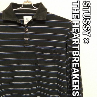 ステューシー(STUSSY)のUSED品 STUSSY x THE HEARTBREAKERS ポロシャツ(ポロシャツ)