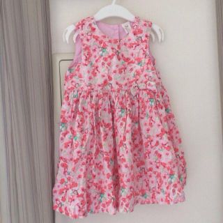 エイチアンドエム(H&M)の90サイズ☆ピンクワンピース(ワンピース)