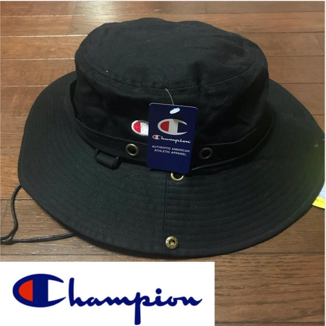 Champion(チャンピオン)のチャンピオン 帽子 ハット 新品 未使用 ブラック レディースの帽子(ハット)の商品写真