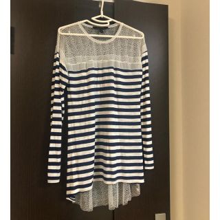 ビーシービージーマックスアズリア(BCBGMAXAZRIA)の【超美品•新品BCBG MAXAZRIA】レースシャッツ(シャツ/ブラウス(長袖/七分))