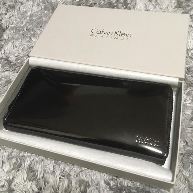 Calvin Klein(カルバンクライン)のカルバンクライン プラチナム ラウンド財布 長財布 新品未使用 ブラック メンズのファッション小物(長財布)の商品写真