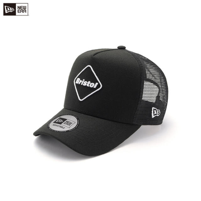 格安人気 「F.C.Real Bristol」NEW ERA MESH CAP BLACK キャップ - www