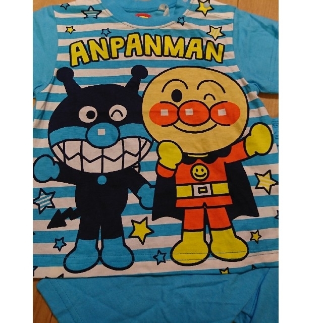 アンパンマン(アンパンマン)のアンパンマン パジャマ 80㎝ キッズ/ベビー/マタニティのベビー服(~85cm)(パジャマ)の商品写真