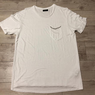 ザラ(ZARA)のZARA MAN 白Tシャツ(Tシャツ/カットソー(半袖/袖なし))