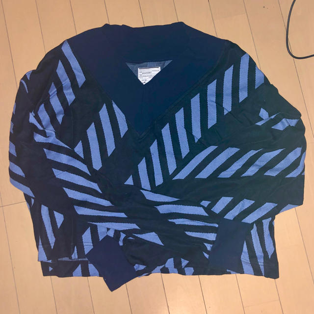 SHAREEF(シャリーフ)のSHAREEF BIAS JQ V-NECK SHORT P/O メンズのトップス(Tシャツ/カットソー(七分/長袖))の商品写真