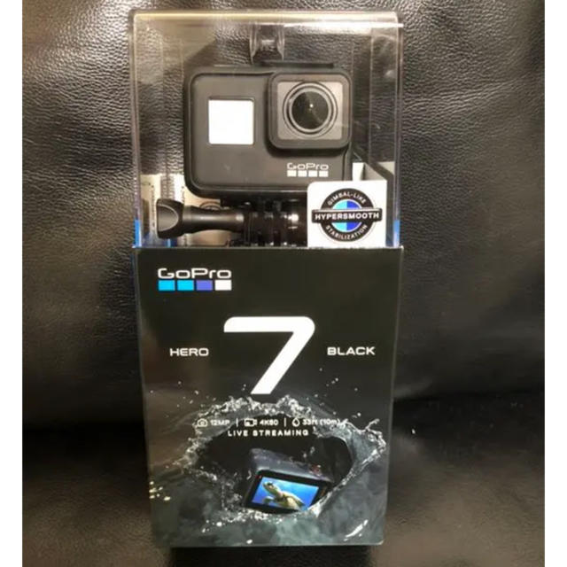 GoPro(ゴープロ)のGopro 7 hero black ブラック 新品未使用 スマホ/家電/カメラのカメラ(ビデオカメラ)の商品写真