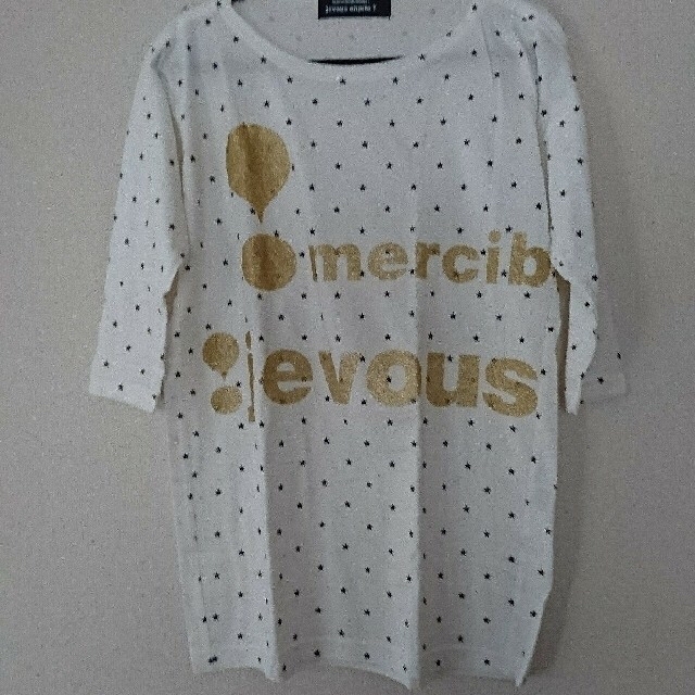 jevous enprie!(ジュヴゾンプリ！)の☆mercibeaucoup☆七分袖ロングTシャツ  jevous enprie レディースのトップス(Tシャツ(長袖/七分))の商品写真