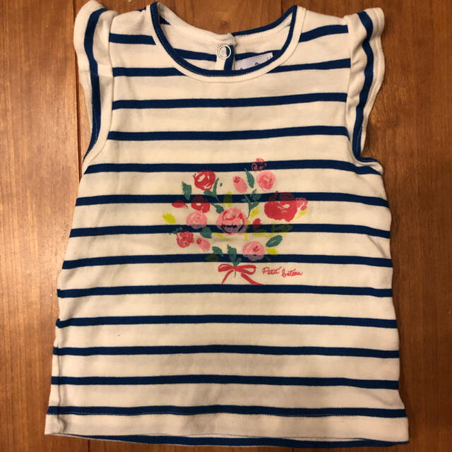 PETIT BATEAU(プチバトー)のマル様専用 カットソー ワンピース2点 キッズ/ベビー/マタニティのベビー服(~85cm)(シャツ/カットソー)の商品写真