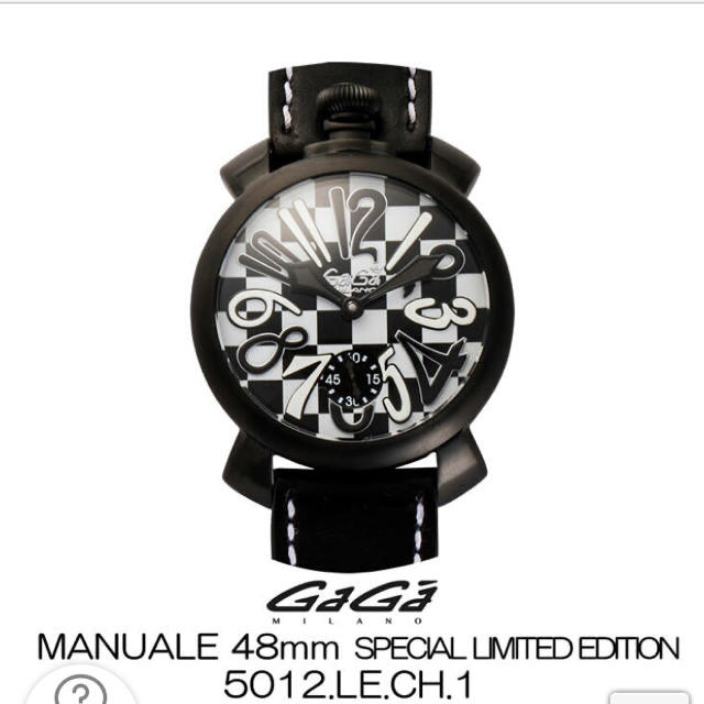 最高級 ガガミラノ - MILANO GaGa マヌアーレ48MM 美品 5012.LE.CH.1