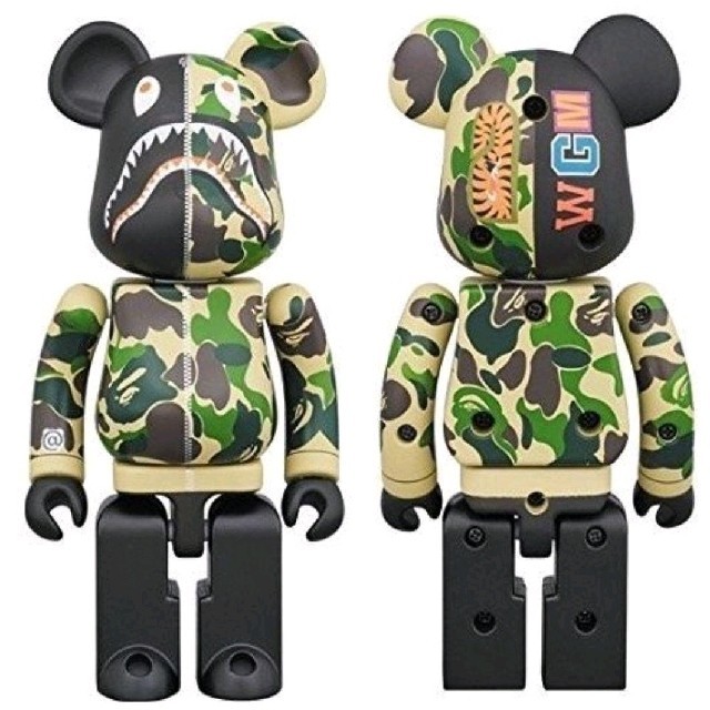 BAPE 超合金 ABC CAMO SHARK ベアブリック 200%