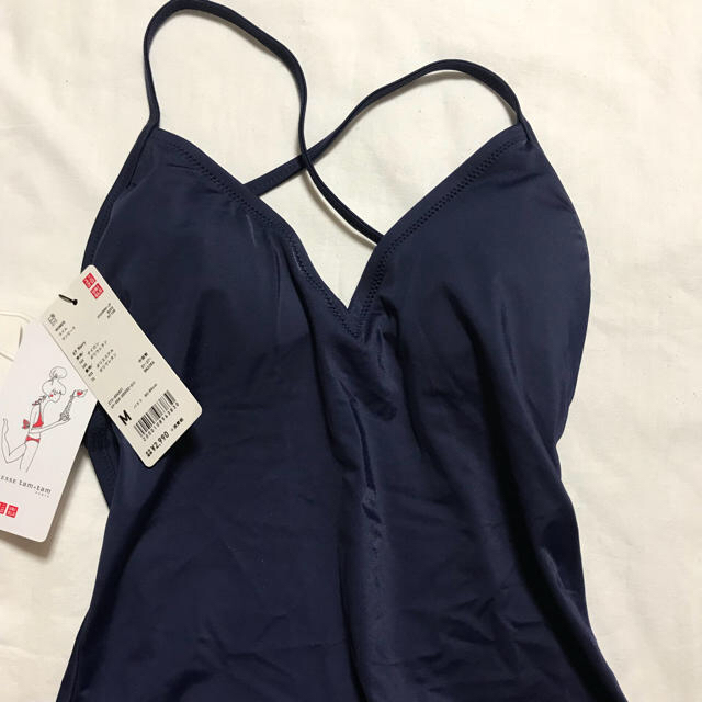 UNIQLO - ユニクロ プリンセスタムタム 水着 Mサイズ ネイビー UNIQLO - ユニクロ プリンセスタムタム 水着 Mサイズ ネイビー