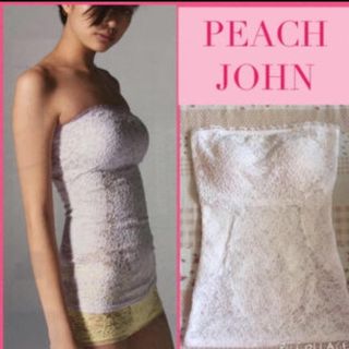 ピーチジョン(PEACH JOHN)の未使用✨ピーチジョン レース ブラトップ チューブトップ(ベアトップ/チューブトップ)