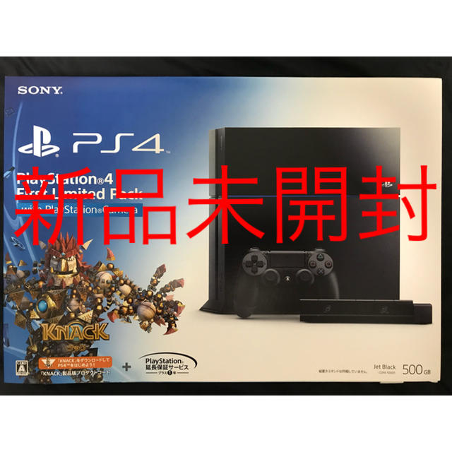 【新品】PS4 First Limited Pack with PS カメラハードディスク500GB
