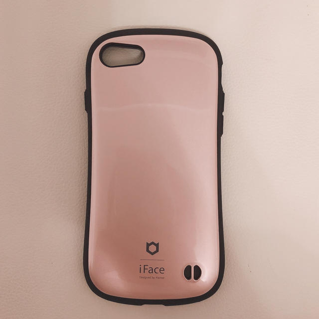 iPhone(アイフォーン)のiface ローズゴールド iPhone7.8 パール ピンク 美品 スマホ/家電/カメラのスマホアクセサリー(iPhoneケース)の商品写真