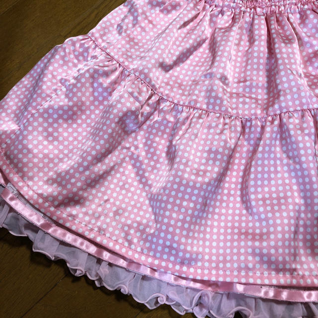 Shirley Temple(シャーリーテンプル)のシャーリーテンプルリバーシブルスカート キッズ/ベビー/マタニティのキッズ服女の子用(90cm~)(スカート)の商品写真