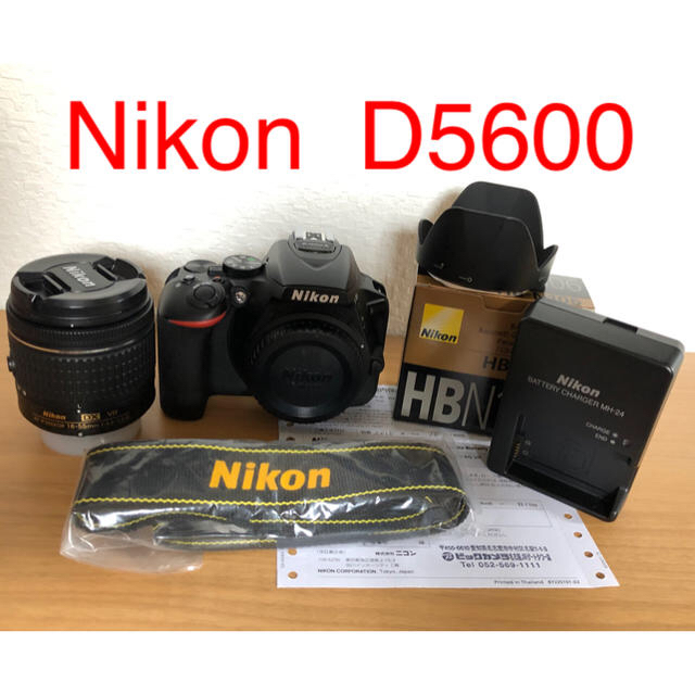 新作人気 Nikon - ニコン Nikon D5600 18-55 VR レンズ セット デジタル一眼