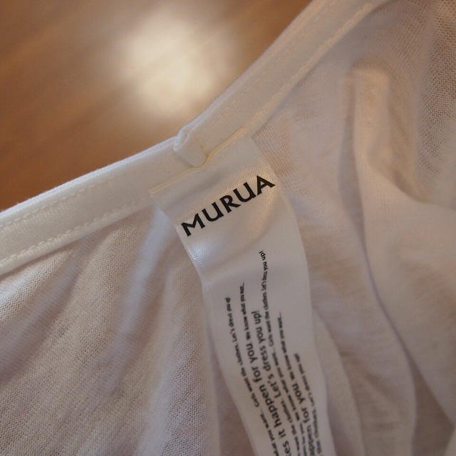 MURUA(ムルーア)のMURUA ノースリーブ レディースのトップス(Tシャツ(半袖/袖なし))の商品写真