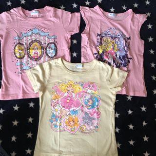 バンダイ(BANDAI)のプリンセスプリキュア Tシャツ 110 セット(Tシャツ/カットソー)