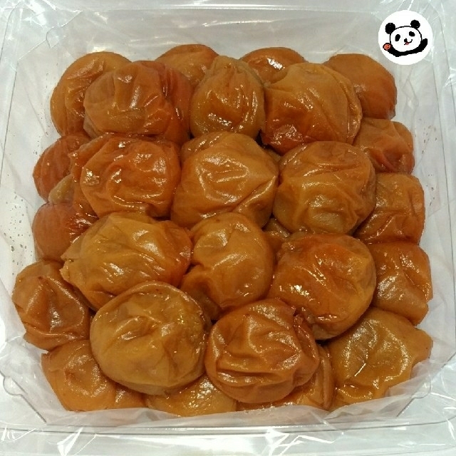 はちみつ味 南高梅 つぶれ梅 1kg×２   3-⑰⑱   実物画像です 食品/飲料/酒の加工食品(漬物)の商品写真