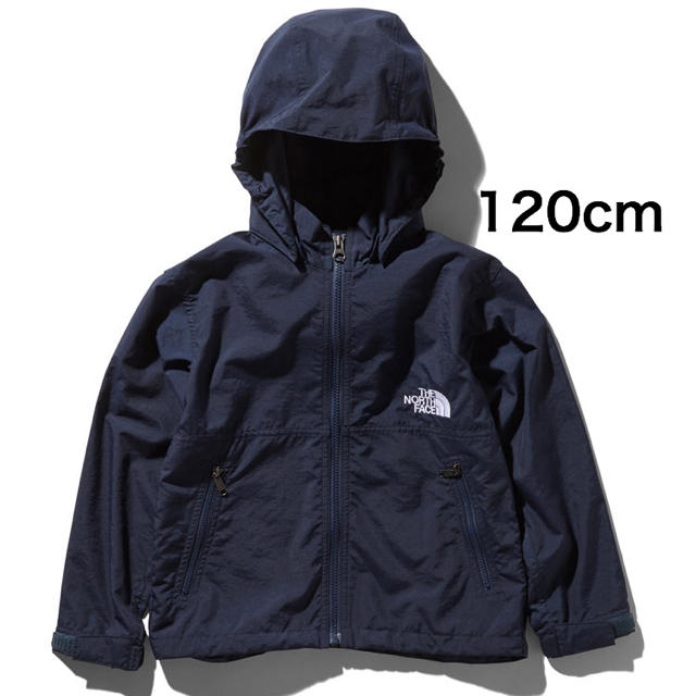 THE NORTH FACE(ザノースフェイス)の新品 ノースフェイス キッズ コンパクトジャケット ネイビー 120cm キッズ/ベビー/マタニティのキッズ服男の子用(90cm~)(ジャケット/上着)の商品写真