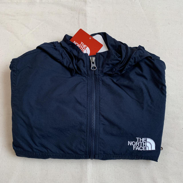 THE NORTH FACE(ザノースフェイス)の新品 ノースフェイス キッズ コンパクトジャケット ネイビー 120cm キッズ/ベビー/マタニティのキッズ服男の子用(90cm~)(ジャケット/上着)の商品写真