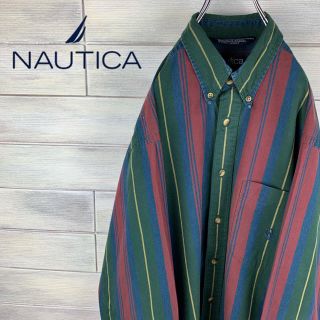 ノーティカ(NAUTICA)の【レア】ノーティカ マルチカラー ストライプシャツ 90's  希少カラー(シャツ)