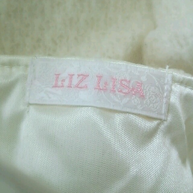 LIZ LISA(リズリサ)のLIZLISAオーガンジーニットペプラム レディースのトップス(カットソー(半袖/袖なし))の商品写真