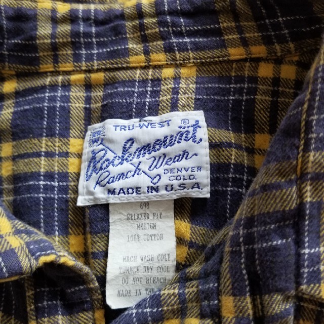 ROCKMOUNT(ロックマウント)のロックマウント　ネルシャツ メンズのトップス(シャツ)の商品写真