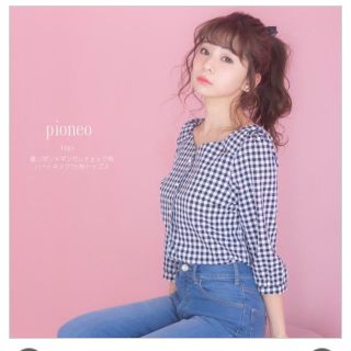 トッコ(tocco)のtocco closet ギンガムチェックブラウス(シャツ/ブラウス(長袖/七分))