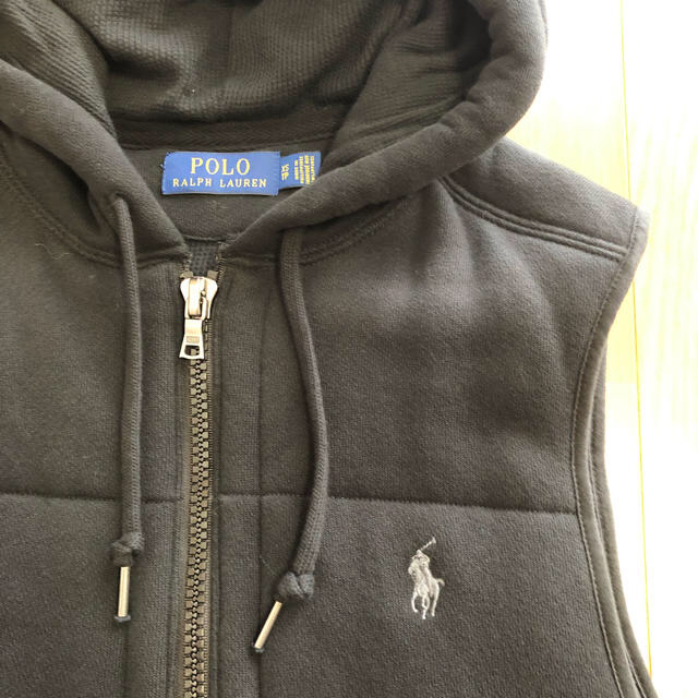 POLO RALPH LAUREN(ポロラルフローレン)のPOLO  RALPH LAUREN スウェット生地ダウンベスト XS メンズのジャケット/アウター(ダウンベスト)の商品写真