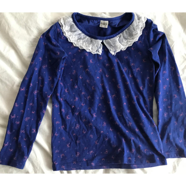 Right-on(ライトオン)のRight-on 女児長袖Tシャツ140 キッズ/ベビー/マタニティのキッズ服女の子用(90cm~)(Tシャツ/カットソー)の商品写真