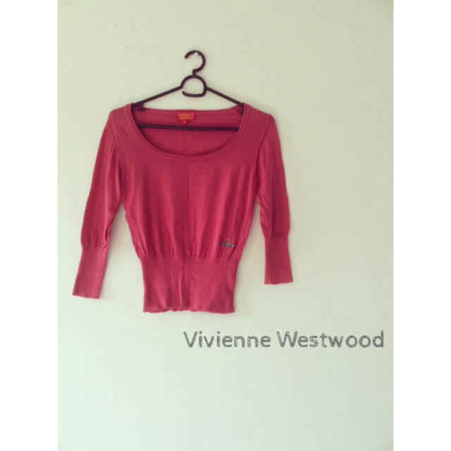 Vivienne Westwood(ヴィヴィアンウエストウッド)の美品 ヴィヴィアンウエストウッド レッドレーベル ニット カットソー  レディースのトップス(カットソー(長袖/七分))の商品写真