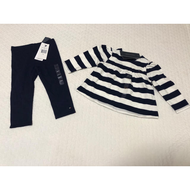 TOMMY HILFIGER(トミーヒルフィガー)の新品未使用☆TOMMY HILFIGER 子供服 ベビー服80cm キッズ/ベビー/マタニティのベビー服(~85cm)(Ｔシャツ)の商品写真