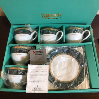 カンサイヤマモト(Kansai Yamamoto)のKANSAI fine china コーヒーカップ＆ソーサー5セット(食器)