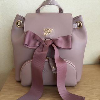 メゾンドフルール(Maison de FLEUR)の🎀新品メゾンドフルールリュック ピンク(リュック/バックパック)