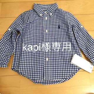 ラルフローレン(Ralph Lauren)のラルフローレン シャツ チェック 90サイズ 新品(ブラウス)