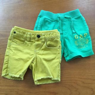 ベビーギャップ(babyGAP)の80 半ズボン 2点セット(パンツ)