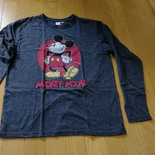 ディズニー(Disney)のミッキーのロンティー　Lサイズ(Tシャツ(長袖/七分))