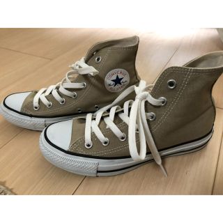 コンバース(CONVERSE)のconverse ベージュ(スニーカー)