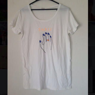 チャオパニック(Ciaopanic)のチャオパニック 白ハンドTシャツ(Tシャツ(半袖/袖なし))