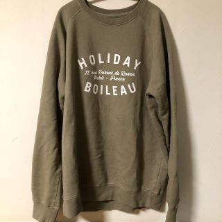 アパルトモンドゥーズィエムクラス(L'Appartement DEUXIEME CLASSE)の★専用です★アパルトモン購入 HOLIDAY スウェット カーキ(トレーナー/スウェット)